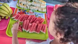Unos 65.000 niños devoran más de 182.000 kilos de fruta y verdura en colegios de Canarias