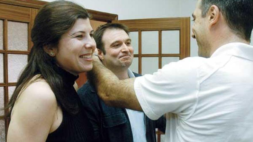 Eiriz felicita a Fernández por su victoria electoral de 2005, pero después hubo ruptura.