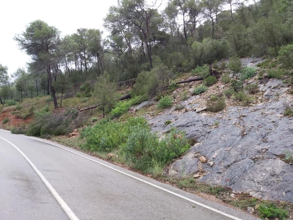 El temporal descarga sobre Ibiza y Formentera