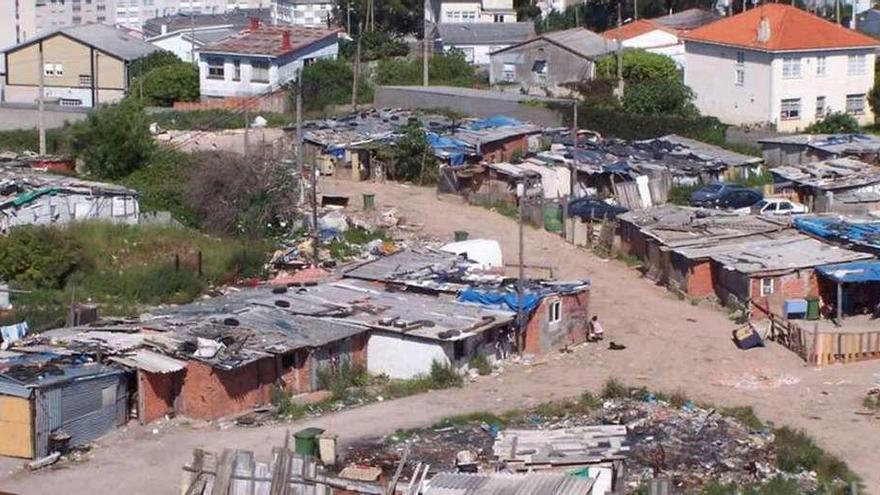 Antiguo asentamiento chabolista de Penamoa.