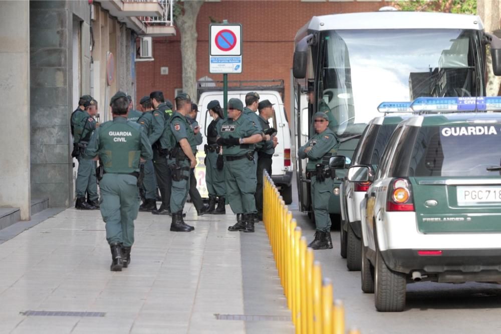 Espectacular dispositivo de la Guardia Civil