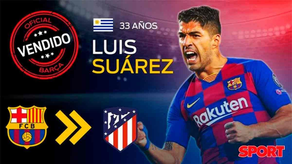 Oficial: Suárez deja el Barça y se marcha al Atlético de Madrid