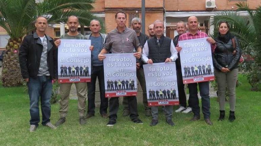 Representantes de la AUGC Zamora hacen campaña al Consejo.