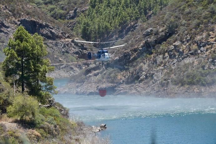 11-08-2019 Artenara. Segundo día del incendio en la cumbre  | 11/08/2019 | Fotógrafo: Andrés Cruz