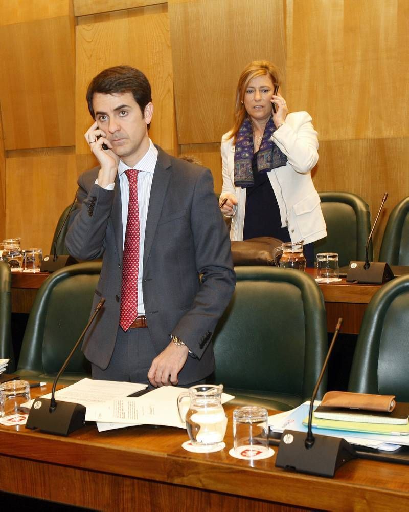 Fotogalería: Pleno en el Ayuntamiento de Zaragoza