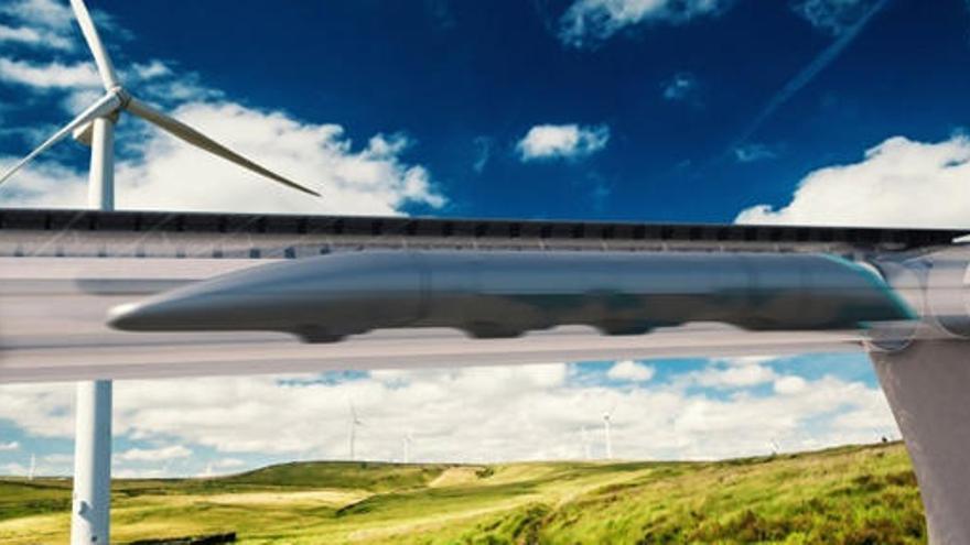 El tren supersònic hyperloop es mourà per levitació passiva