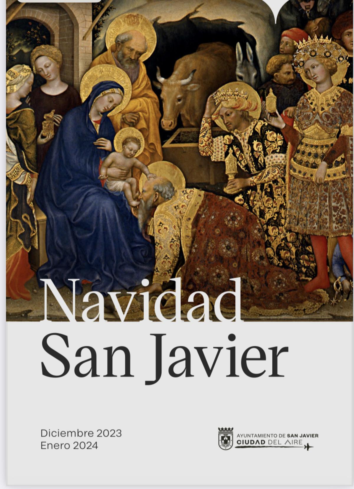 Cartel de la programación navideña de San Javier