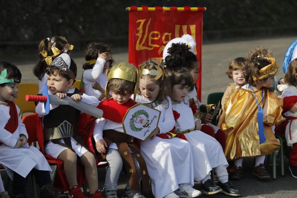 Antroxu en los colegios de Gijón