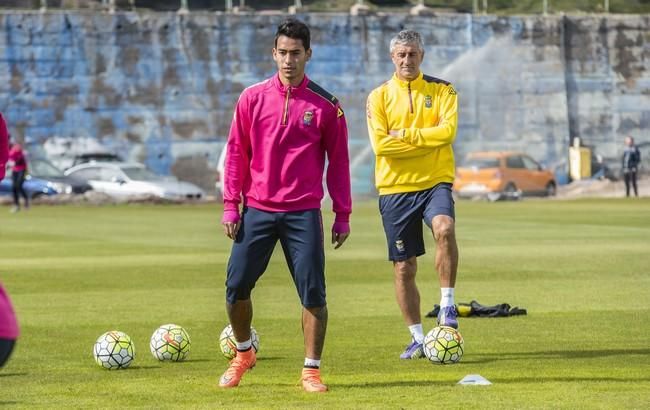 Entrenamiento de la UD Las Palmas