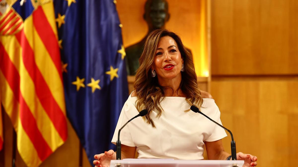 Natalia Chueca, durante el debate del estado de la ciudad.