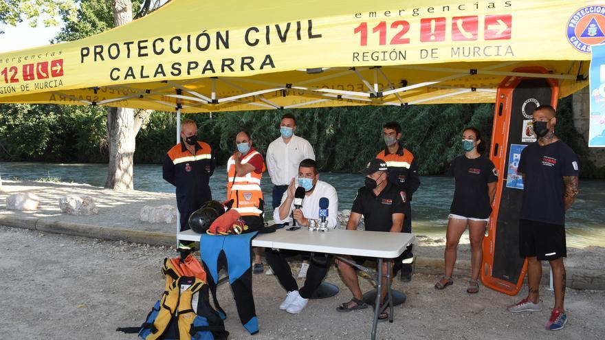 La playa fluvial de Calasparra entra en el Plan de Vigilancia y Rescate en Playas y Salvamento