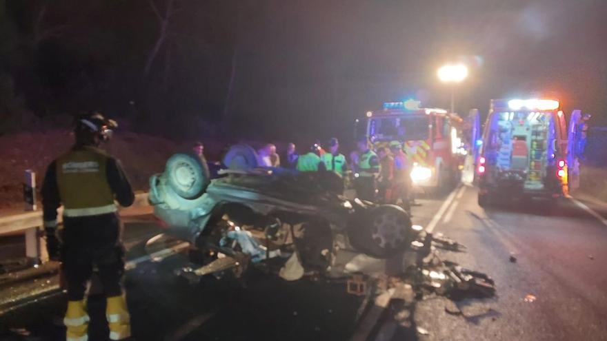 Recibe el alta el joven de 18 años herido grave en un accidente en la carretera de Sant Miquel