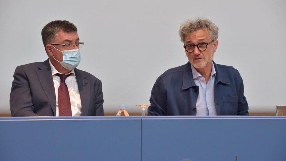 Rafael Tabarés durante la presentación del plan de salud mental de la Generalitat en Las Corts