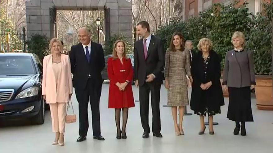 Los reyes en el Thyssen, ajenos a la sentencia del caso Noos