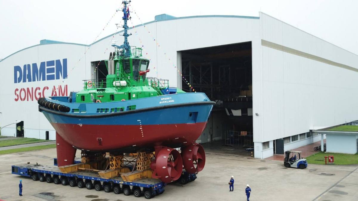 Remolcador fabricado por Damen en su factoría de Vietnam