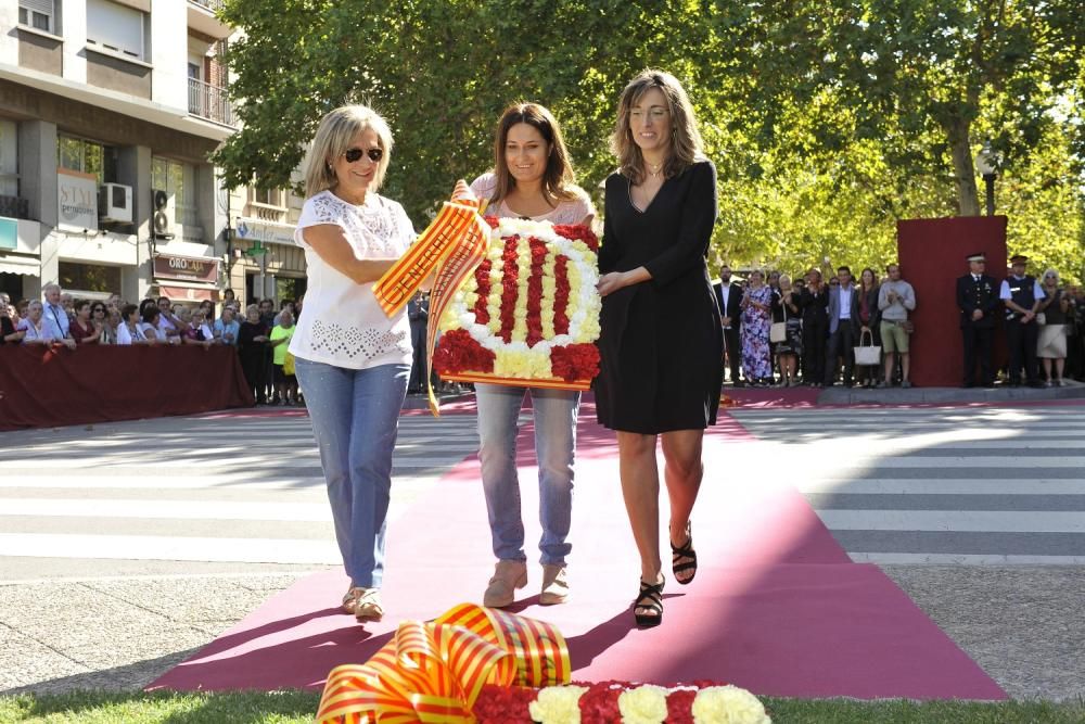 Ofrena de la Diada 2017 a Manresa