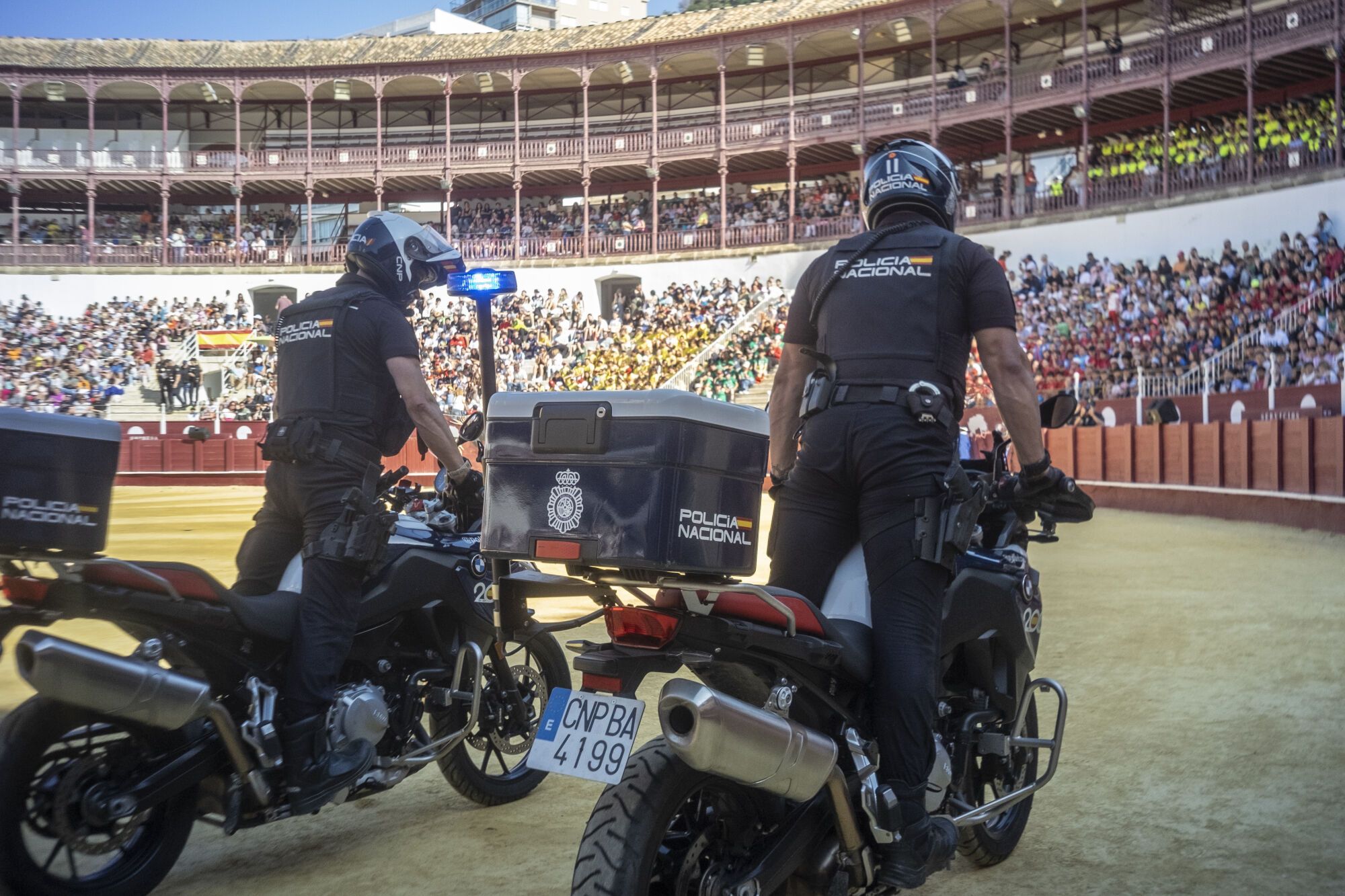 Exhibición de la Policía Nacional