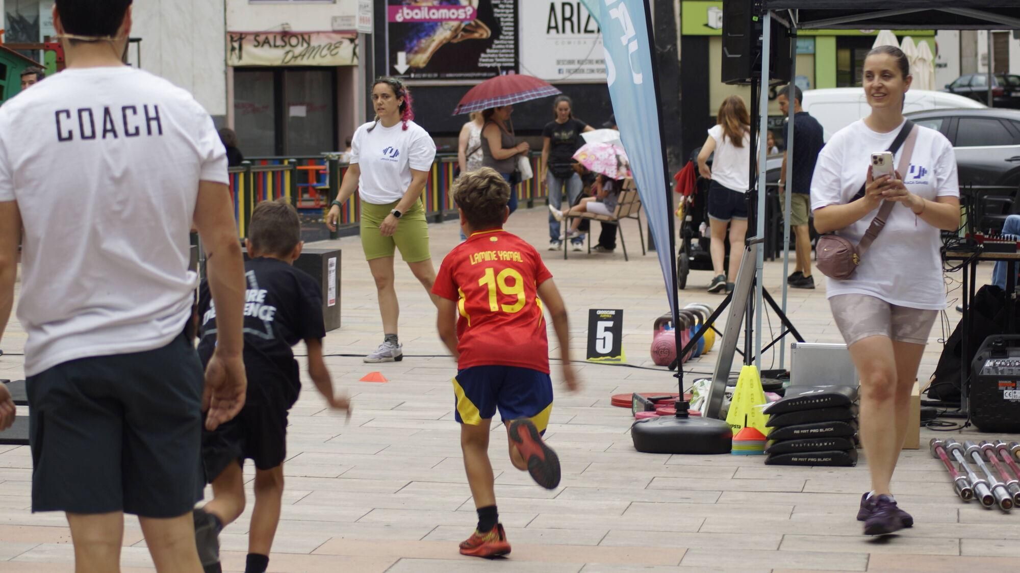 Exhibición de halterofilia y CrossFit en Plaza de la Puebla, Zamora.