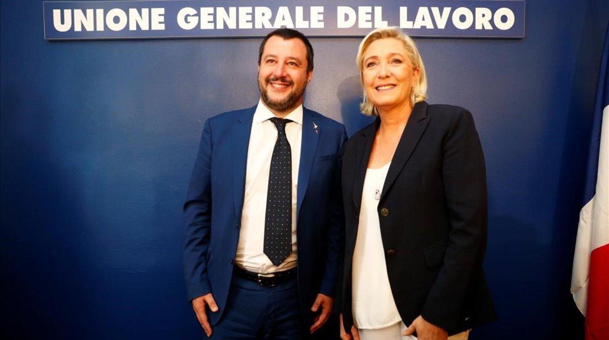 zentauroepp45388771 french far right leader marine le pen and italy s far right 181008194140