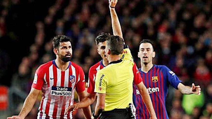 L&#039;expulsió de Diego Costa que suposa el seu final de temporada