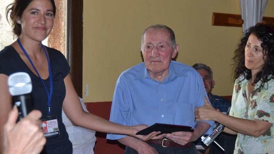 Argimiro Crespo en un homenaje a su persona organizado en Codesal.