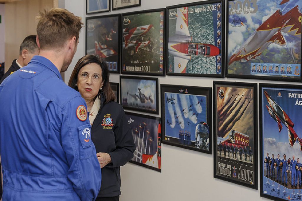 Todas las imágenes de la visita de la ministra de Defensa a la Academia General del Aire de San Javier