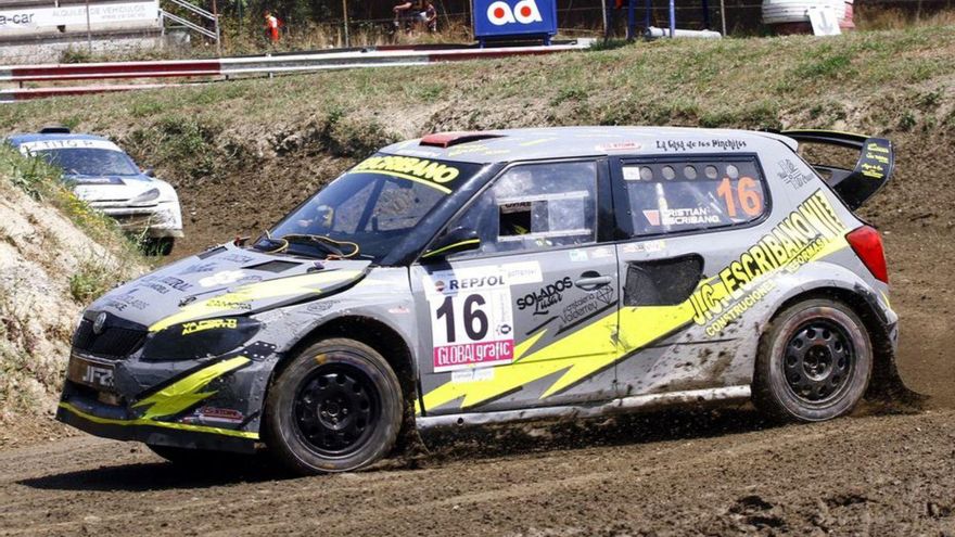 Cristian Escribano e Iván Cordero, sin fortuna en el XXVII CEAX Autocross de Arteixo