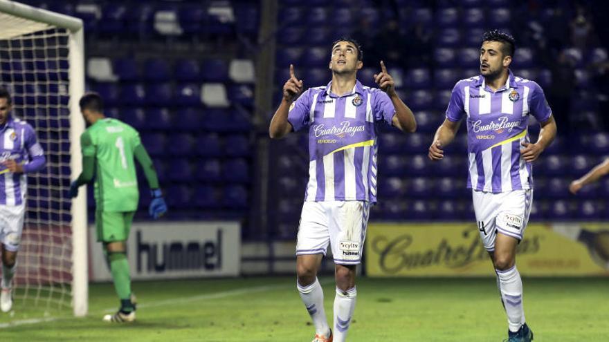 Imagen del partido entre el Valladolid y la Real Sociedad