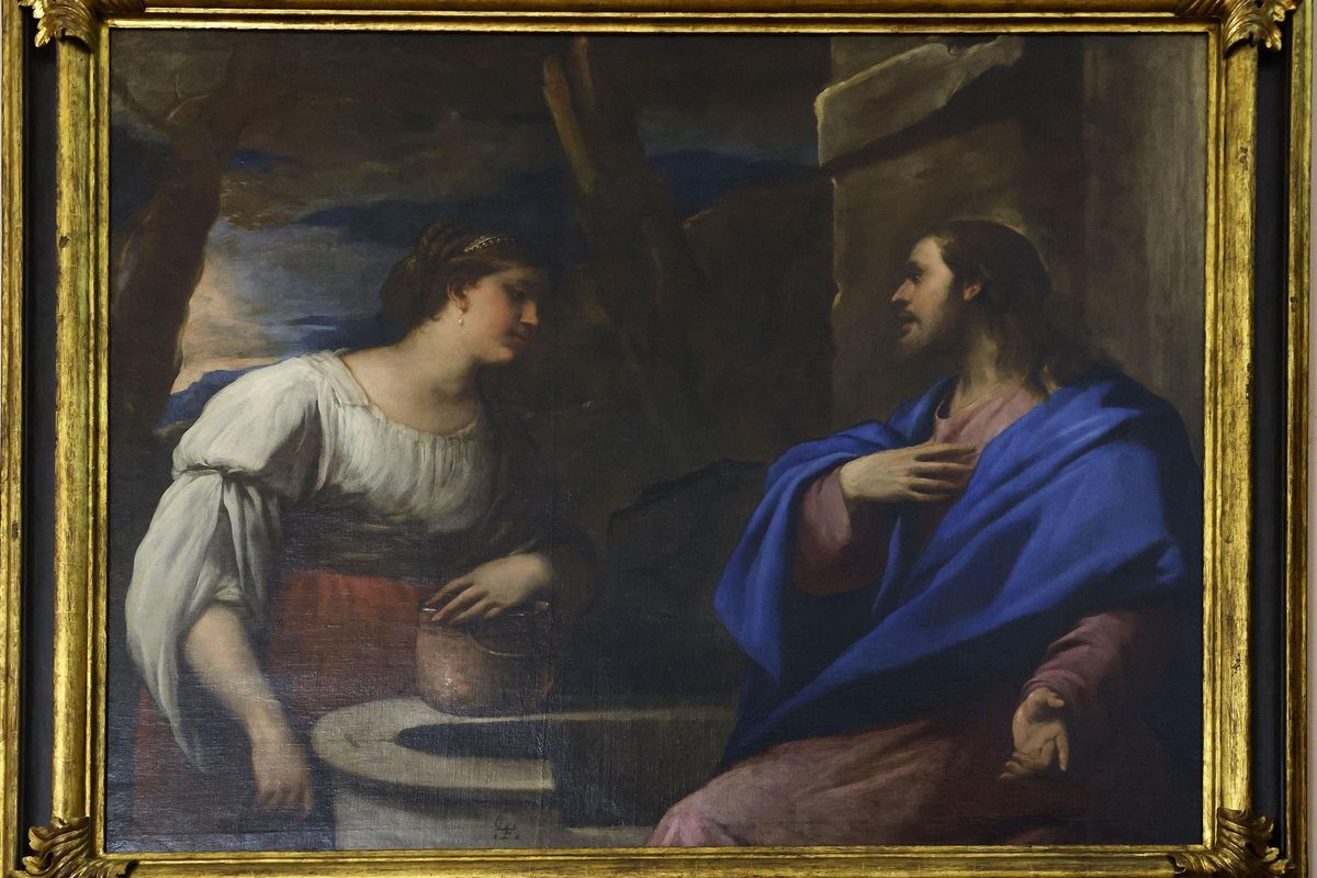 El cuadro de Luca Giordano 'Cristo y la samaritana'.