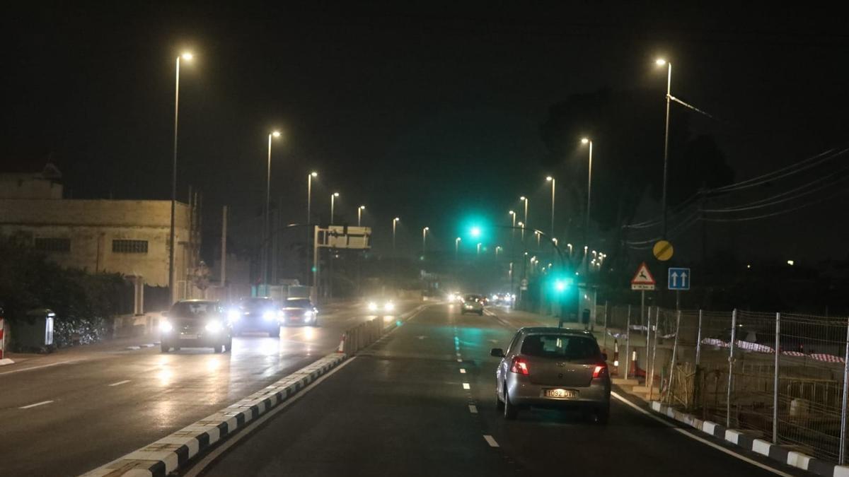 La carretera de Almassora recupera su circulación completa tras las obras del acceso ferroviario al puerto