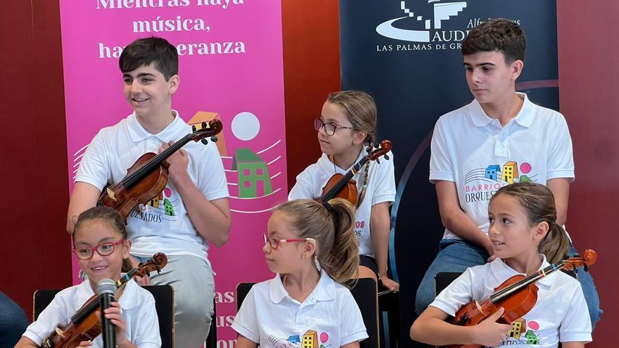 Los niños y niñas de Barrios Orquestados presentan el concierto benéfico de invierno