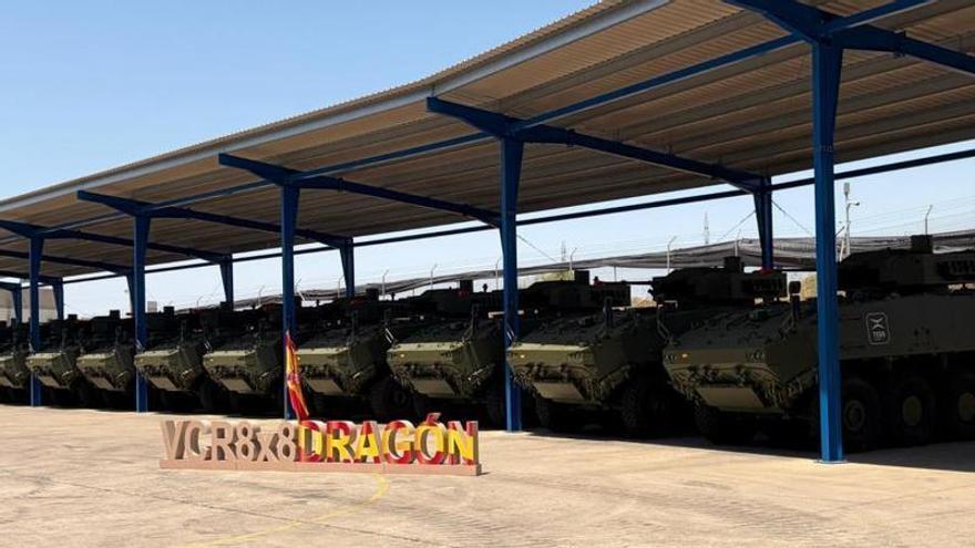 Tess Defence entrega otros 14 blindados 8x8 "Dragón" fabricados en Trubia y prevé completar el pedido en 2028