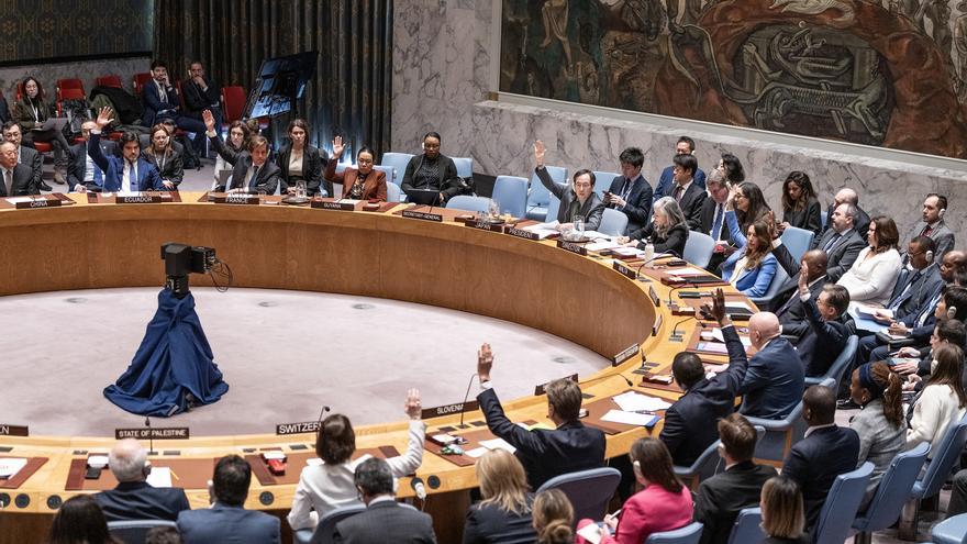 El Consejo de Seguridad de la ONU aprueba al fin una resolución que demanda un alto el fuego temporal en Gaza para Ramadán