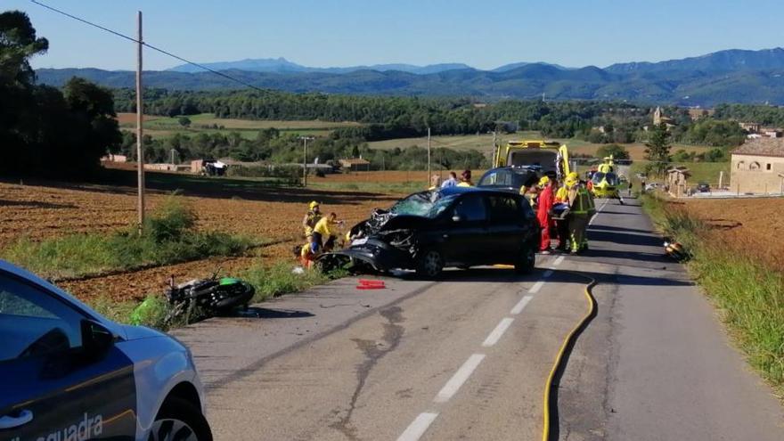 L&#039;accident a la carretera de Vilademuls.