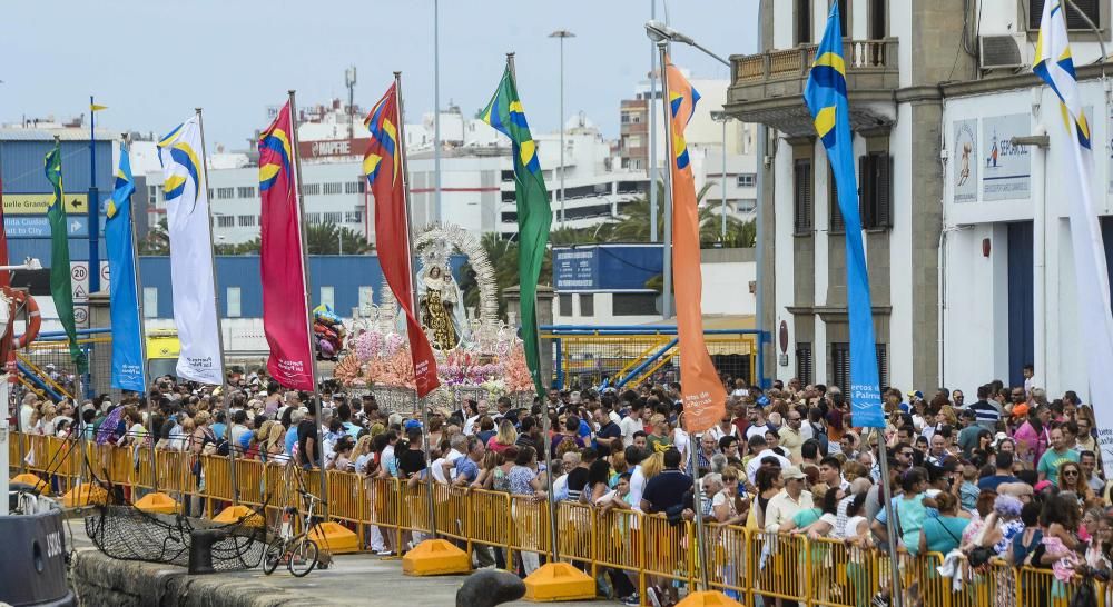 Procesión marítima de la Virgen del Carmen