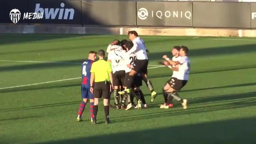 Valencia Mestalla - Atlético Levante: El vídeo del partido