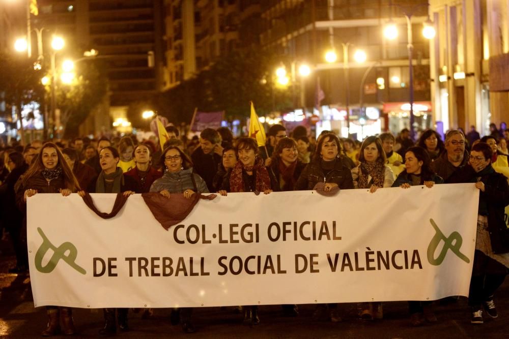 Manifestación del Día de la Mujer en Valencia