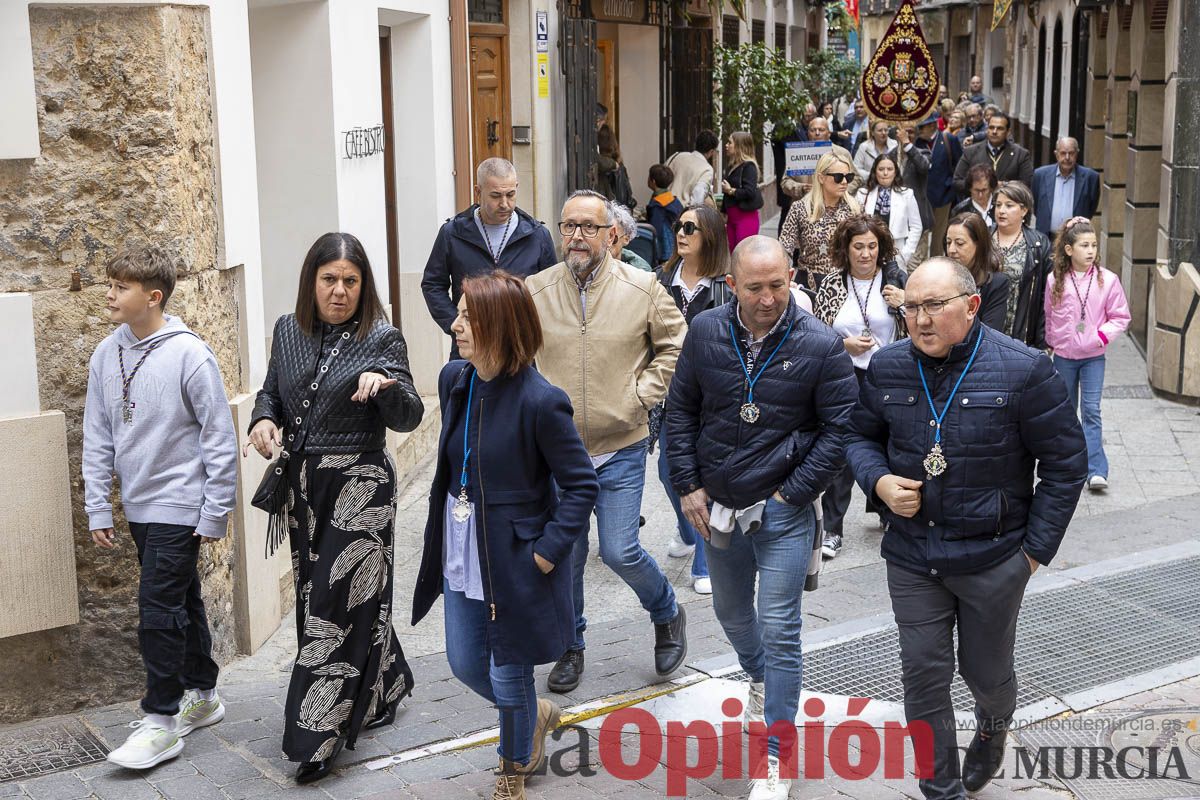 Cofradías y Hermandades de Semana Santa Peregrinan a Caravaca