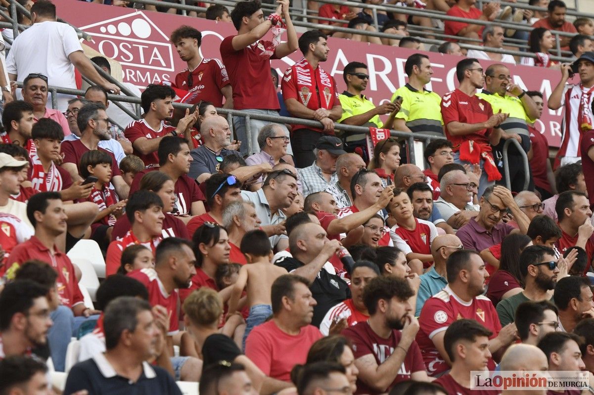 Así fue el encuentro del play off del Real Murcia y el Nástic en la lucha por el ascenso