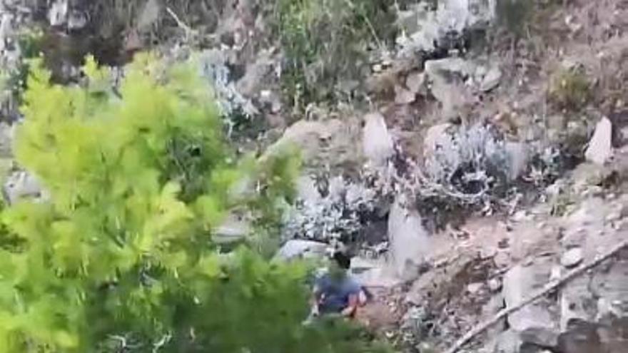 Rescaten amb helicòpter un home al caure pel camí de ronda de Calella de Palafrugell