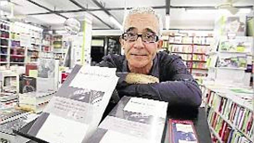 El multipremiat i multitraduït escriptor Henrique de Heriz, a Girona.