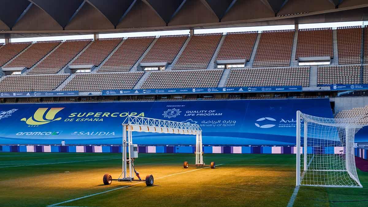 Los preparativos para la final de la Supercopa de España