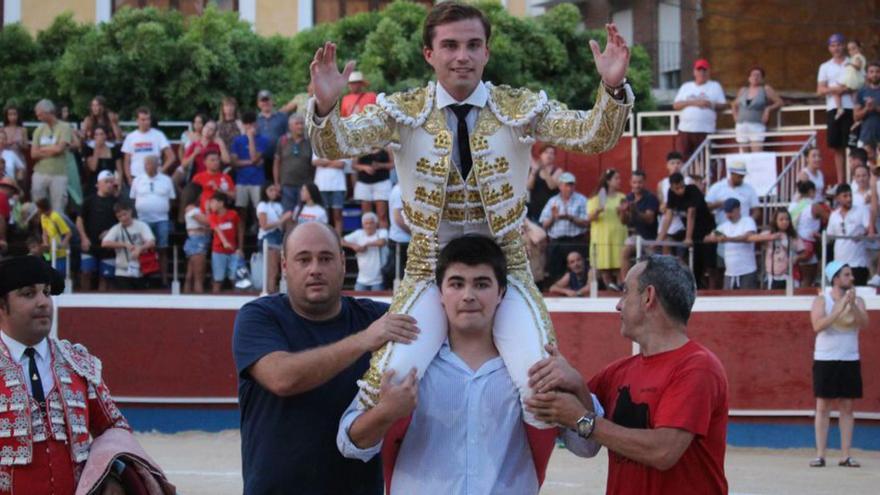 Víctor Acebo en la Feria de novilladas de Blanca. | ENRIQUE SOLER.