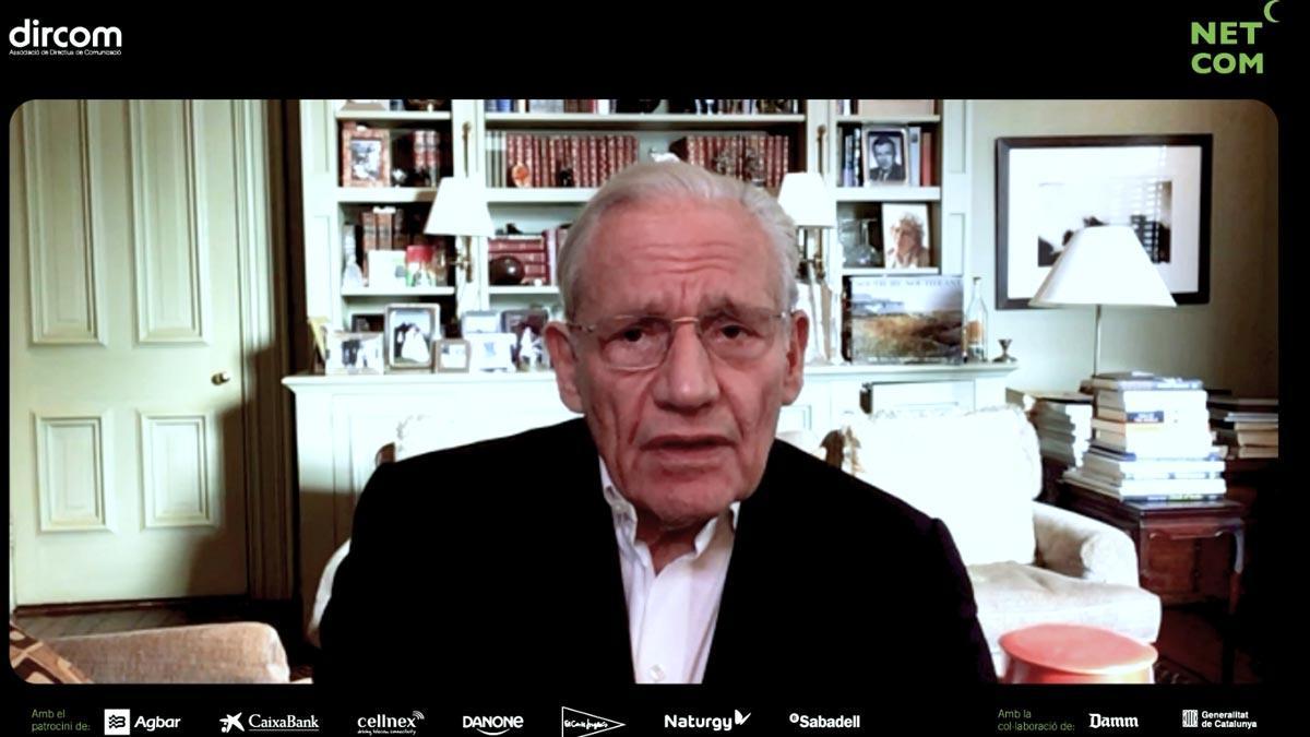 Participación de Bob Woodward en Netcom 2020, un encuentro organizado por la asociación de Dircom de Catalunya