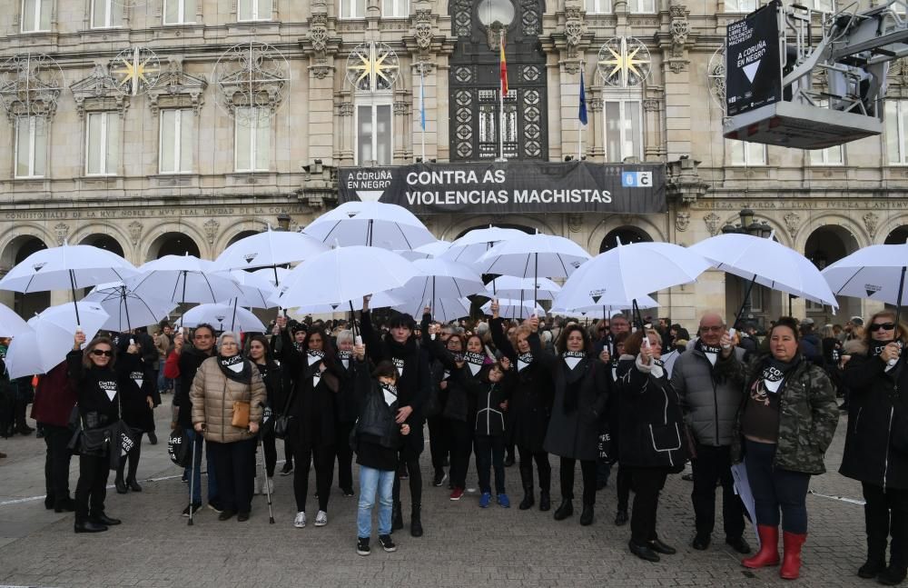 A Coruña clama contra la violencia de género