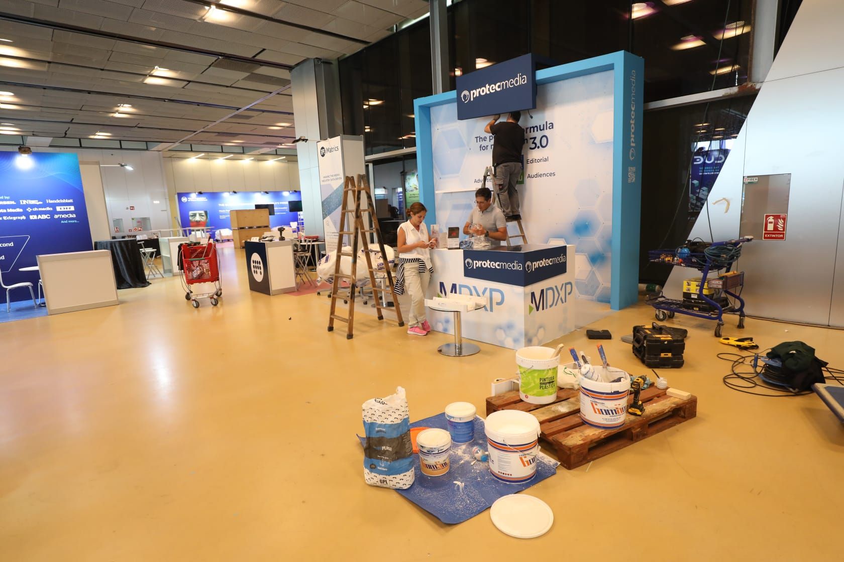 FOTOGALERÍA | Zaragoza se prepara para el Congreso Mundial de Medios de Comunicación 2022