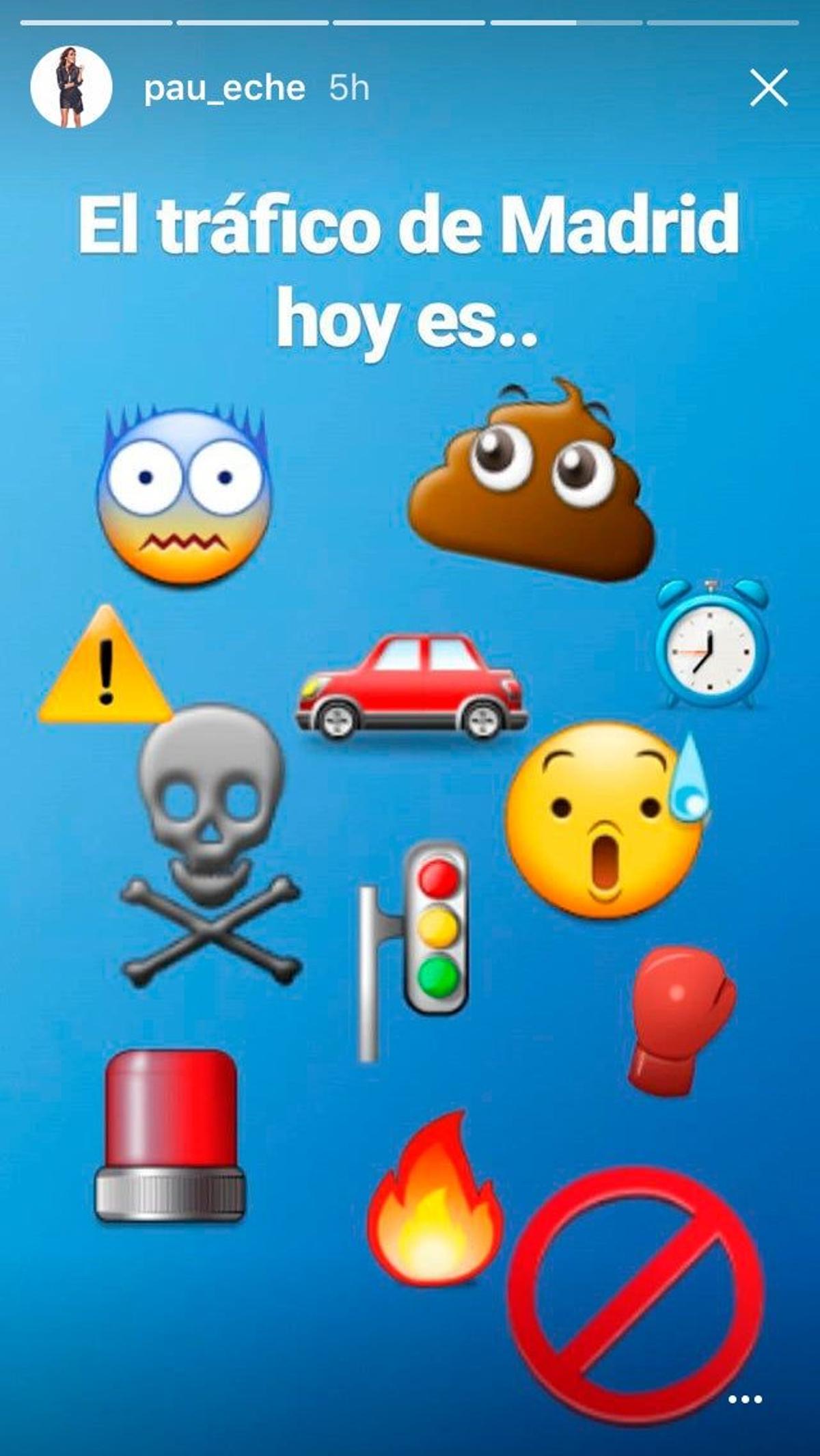 Paula Echevarría opina esto de los atascos