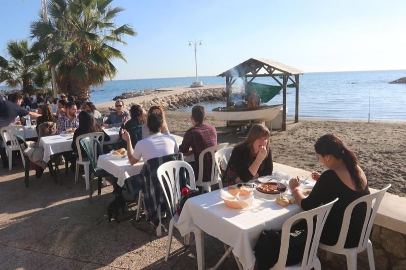 Calma tras el temporal en Málaga