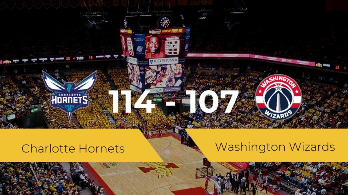 Charlotte Hornets logra derrotar a Washington Wizards en el Spectrum Center (114-107)