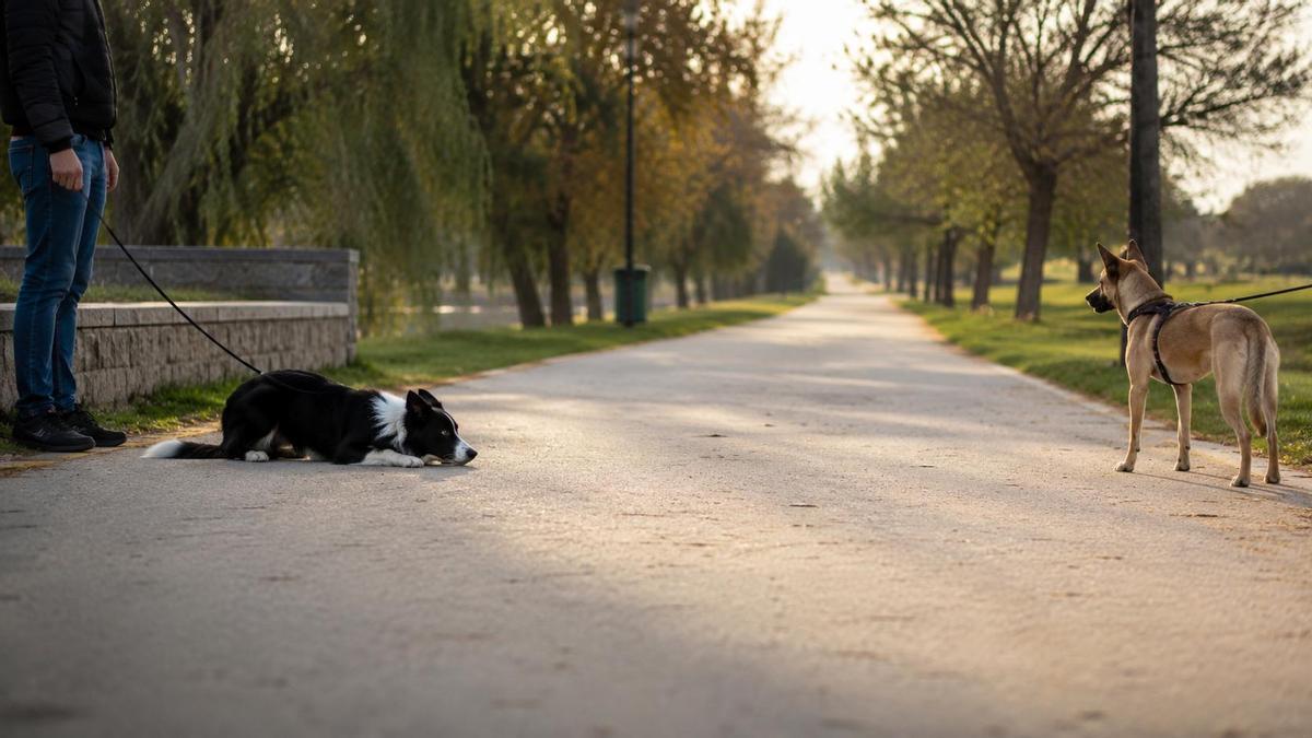 El gesto de tu perro al cruzarse con otro que muchos dueños interpretan mal